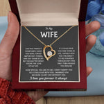 To My Wife Forever Love Necklace Gift Set - Lux321