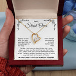Let's Start Over Necklace For Her- Meaningful Sorry Gift