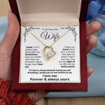 To My Wife - I Would Use My Last Breath To Say I Love You - Necklace