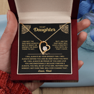 To My Daughter - I Will Always Be Your Biggest Fan - Necklace