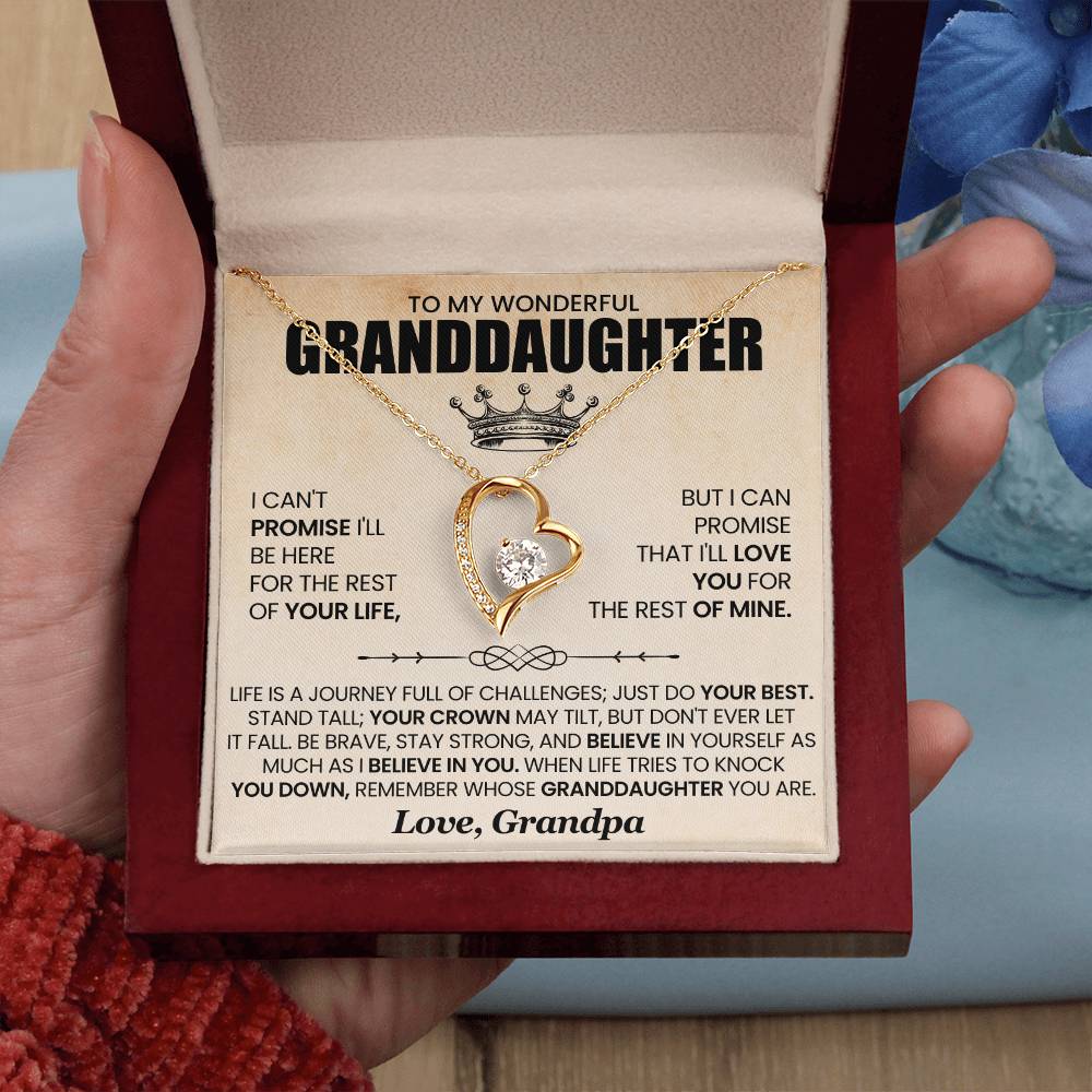 To My Wonderful Granddaughter – Endless love for you