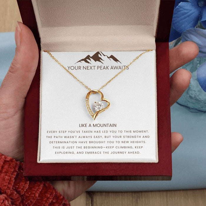 Graduation Gifts for Her - Your Next Peak Awaits - Necklace