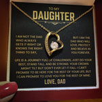 To My Daughter - I Will Love You For The Rest of Mine - Necklace