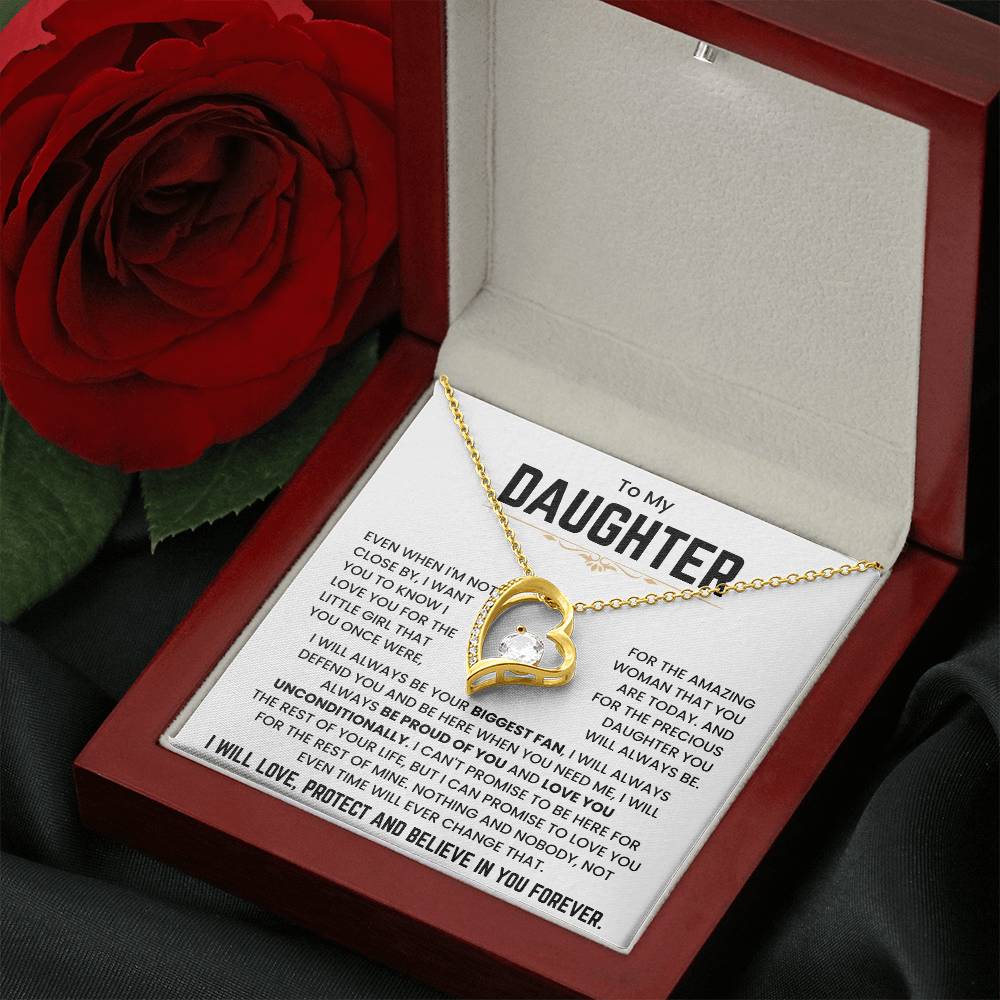 To My Daughter - I Will Always Be Your Biggest Fan - Necklace