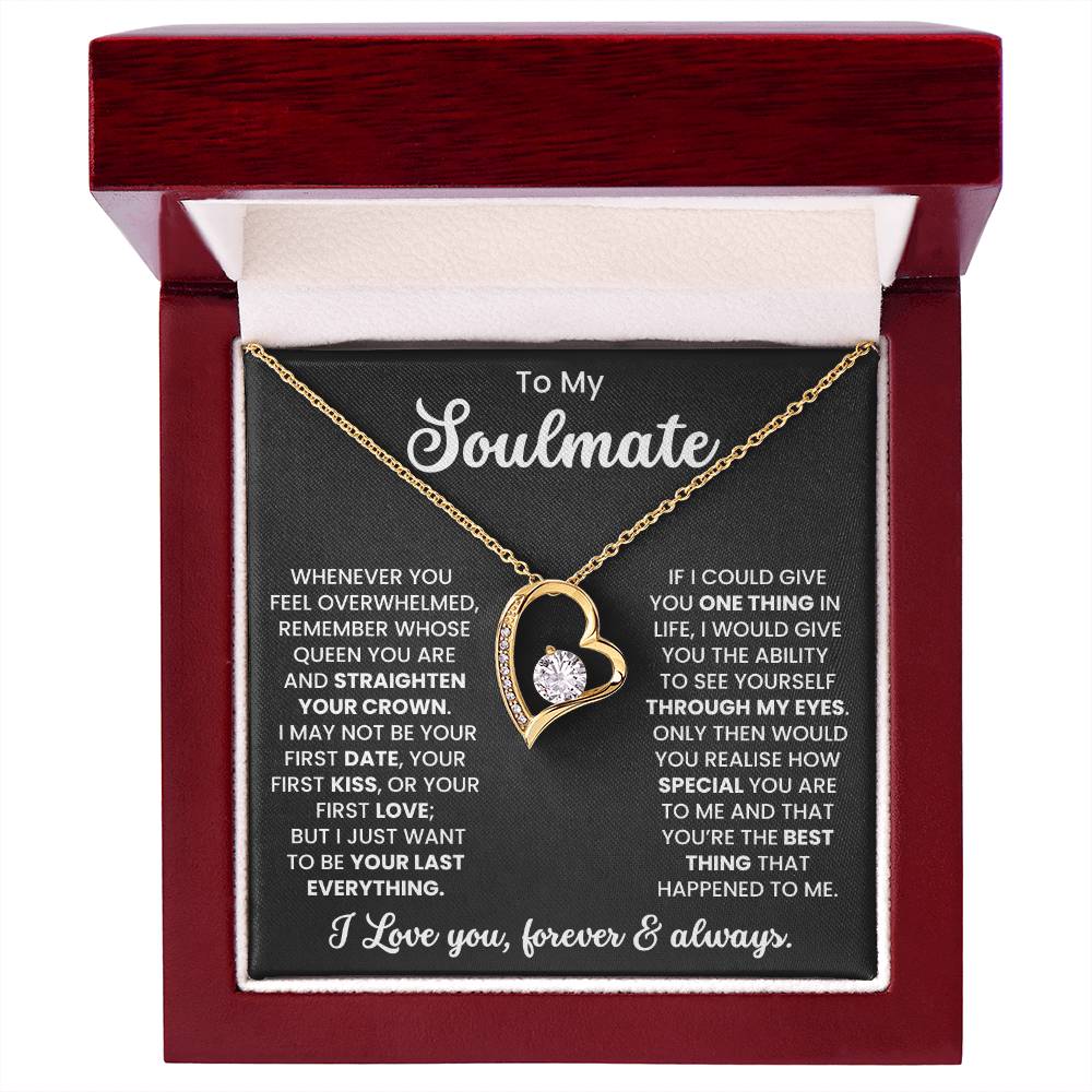 To My Soulmate Necklace – Elegant Jewellery Gift for Love