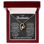 To My Soulmate Necklace – Elegant Jewellery Gift for Love