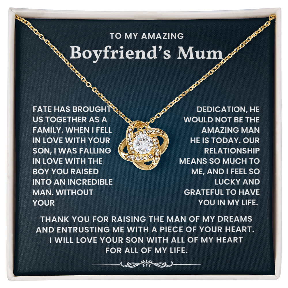 To My Boyfriend's Mum - I Feel So Lucky and Grateful To Have You In My Life - Necklace