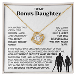 To My Bonus Daughter - You Are My Reason to Keep Going - Necklace