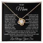 Mothers Day Gift For Mum - Love Knot Necklace for Mum