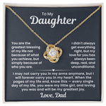 To My Daughter - Loving You Was and Will Be My Greatest Joy -Necklace from Dad Lux321