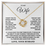 To My Wife - You Are The Heart of This Family - Necklace Lux717