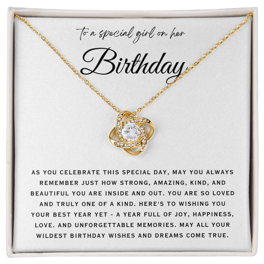 Birthday Gift For Her - Birthday Necklace for Daughter
