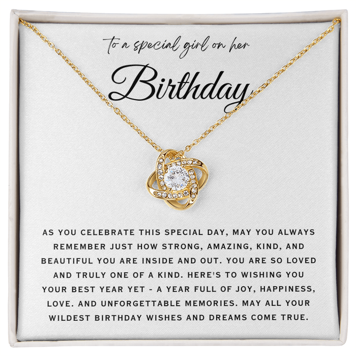 Birthday Gift For Her - Birthday Necklace for Daughter