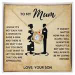 I Will Always Be Your Little Boy - Mothers Day Gift Necklace for Mom