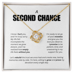 A Second Chance – Apology Necklace with Message Card.