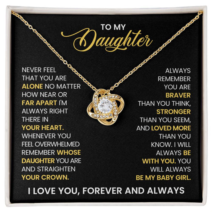 To My Daughter Necklace - I Love You Always from Dad