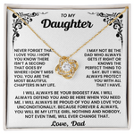 To My Daughter - You Are The Most Beautiful Chapters In My Life - Necklace