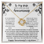 Anniversary Gift for Wife - Romantic Anniversary Necklace for Wife Lux002