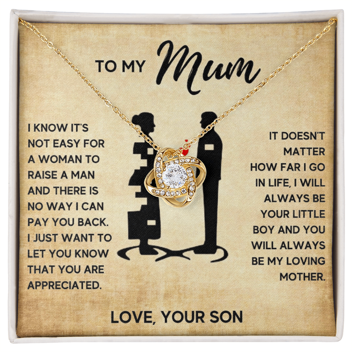 I Will Always Be Your Little Boy - Mothers Day Gift Necklace for Mum