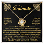 You Are My One True Love - Soulmate Necklace En623