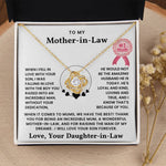 To My  Mother In Law - Thank You For Being An Incredible Mom - Necklace