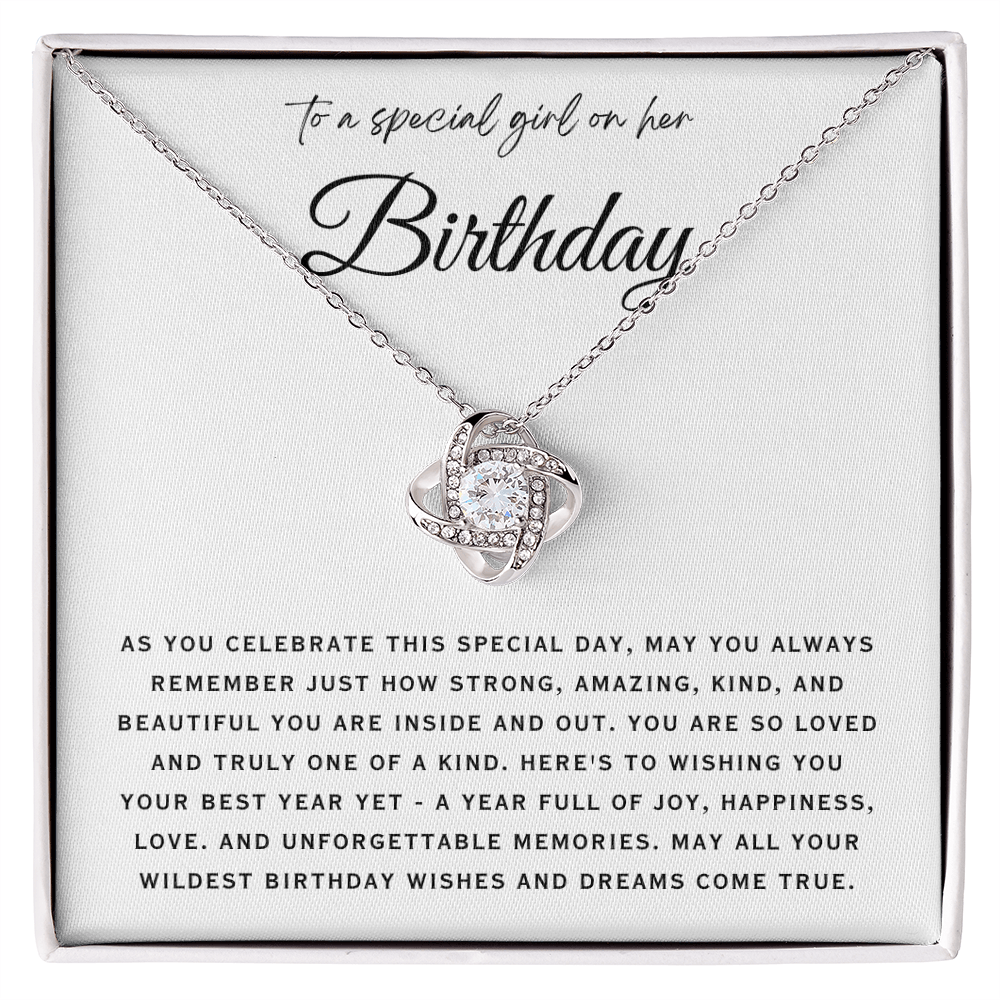 Birthday Gift For Her - Birthday Necklace for Daughter