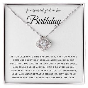 Birthday Gift For Her - Birthday Necklace for Daughter