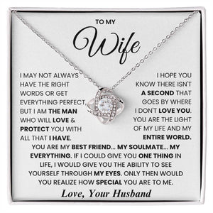 To My Wife - You Are My Best Friend - Necklace