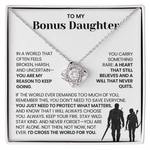 To My Bonus Daughter - You Are My Reason to Keep Going - Necklace