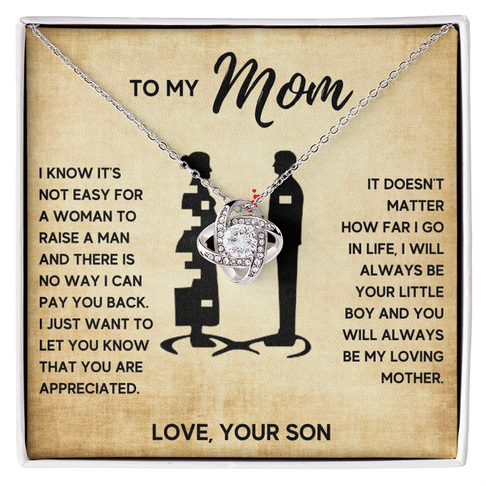 I Will Always Be Your Little Boy - Mothers Day Gift Necklace for Mom