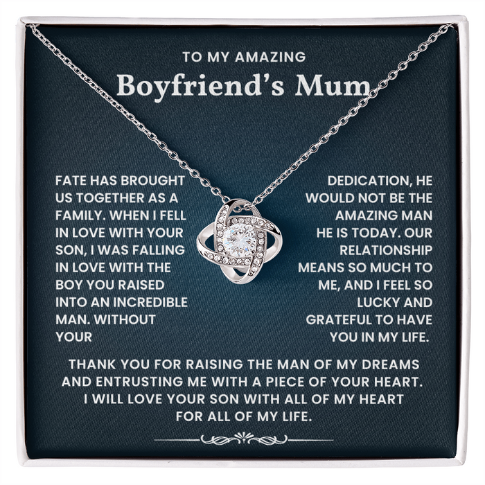 To My Boyfriend's Mum - I Feel So Lucky and Grateful To Have You In My Life - Necklace