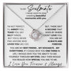 To My Soulmate - I Never Want To Stop Creating Beautiful Memories With You - Necklace
