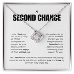 A Second Chance – Apology Necklace with Message Card.