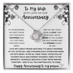Anniversary Gift for Wife - Romantic Anniversary Necklace for Wife Lux002