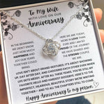 Anniversary Gift for Wife - Romantic Anniversary Necklace for Wife Lux002