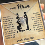 I Will Always Be Your Little Boy - Mothers Day Gift Necklace for Mum