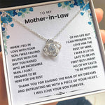 Mothers Day Gift Necklace for Mother In Law Lux213