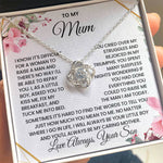 Mothers Day Gift For Mum - Love Knot Necklace