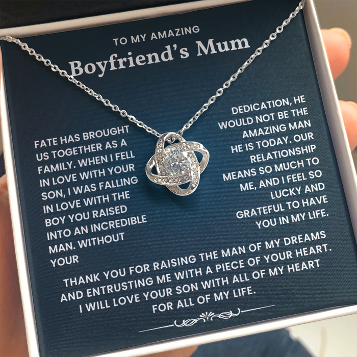 To My Boyfriend's Mum - I Feel So Lucky and Grateful To Have You In My Life - Necklace