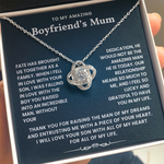 To My Boyfriend's Mum - I Feel So Lucky and Grateful To Have You In My Life - Necklace
