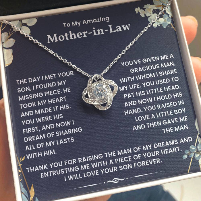 Mothers Day Gift Necklace for Mother In Law Lux212