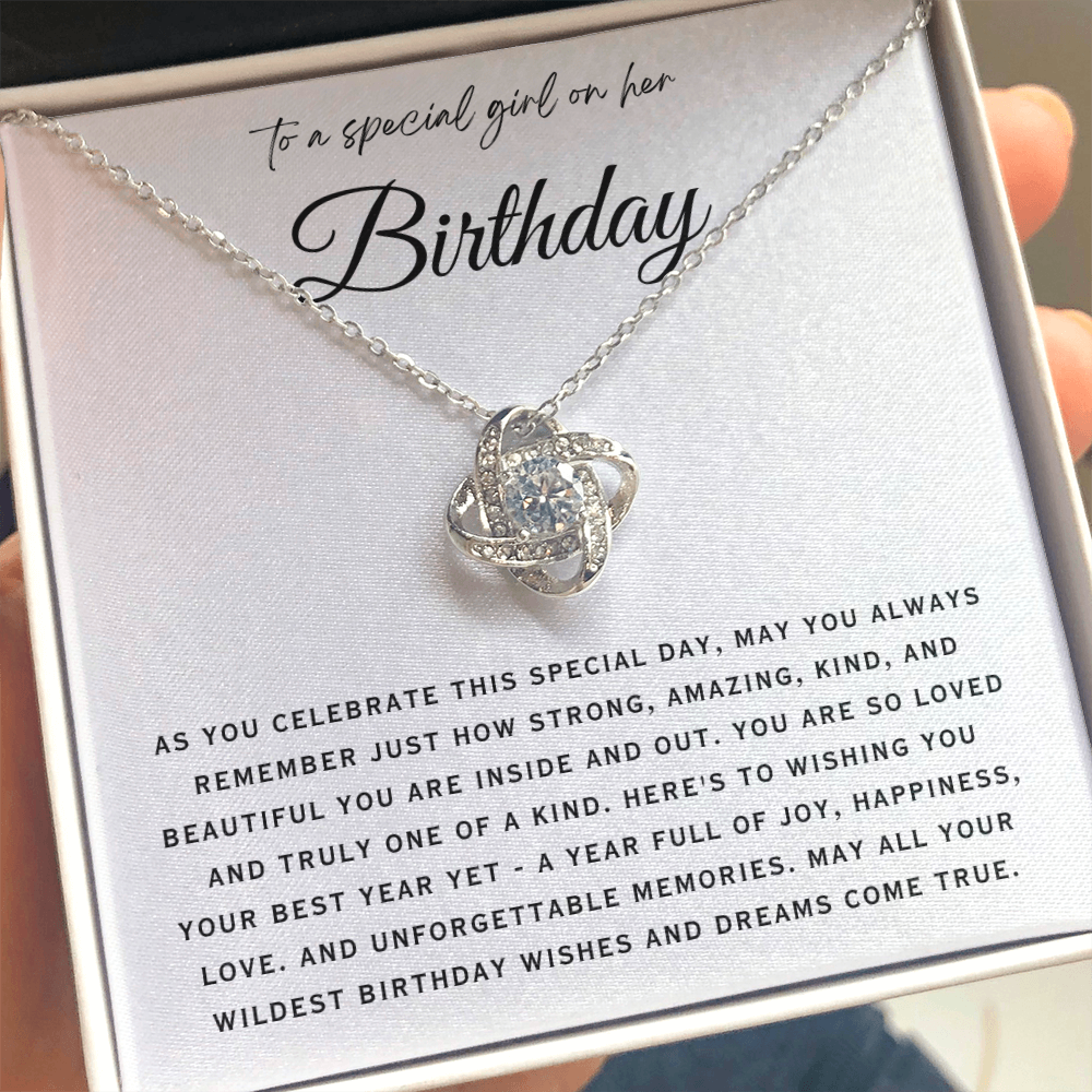 Birthday Gift For Her - Birthday Necklace for Daughter