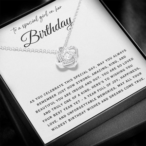 Birthday Gift For Her - Birthday Necklace for Daughter