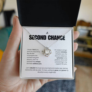 A Second Chance – Apology Necklace with Message Card.