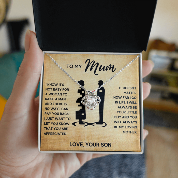 I Will Always Be Your Little Boy - Mothers Day Gift Necklace for Mum