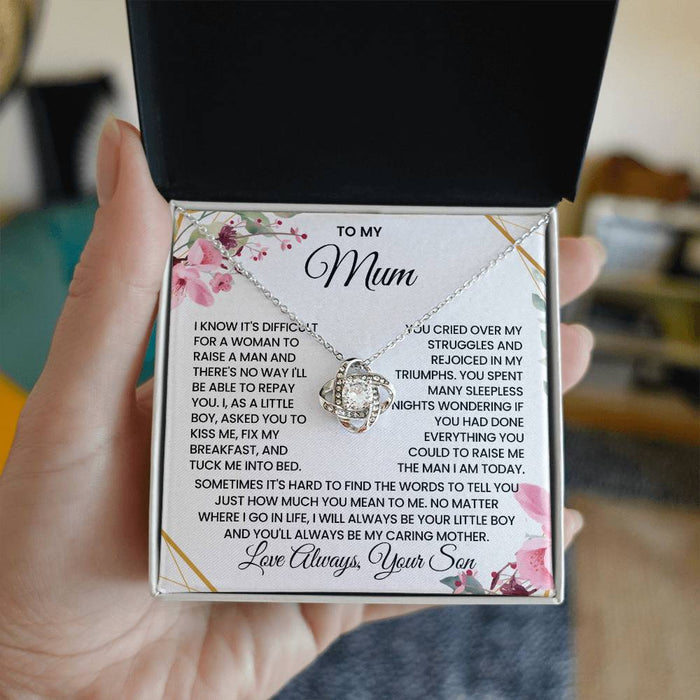 Mothers Day Gift For Mum - Love Knot Necklace