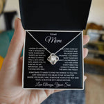 Mothers Day Gift For Mum - Love Knot Necklace for Mum