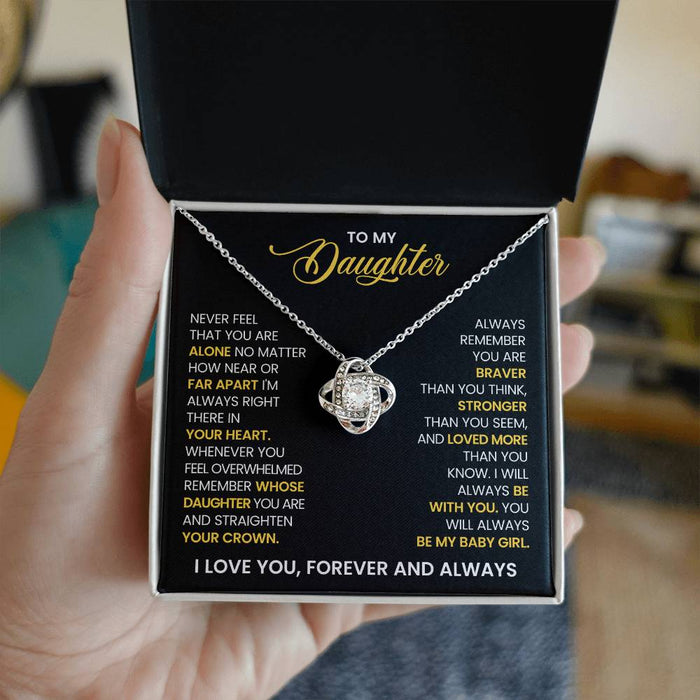 To My Daughter Necklace - I Love You Always from Dad