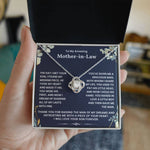 Mothers Day Gift Necklace for Mother In Law Lux212