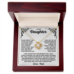 To My Daughter - You Are The Most Beautiful Chapters In My Life - Necklace